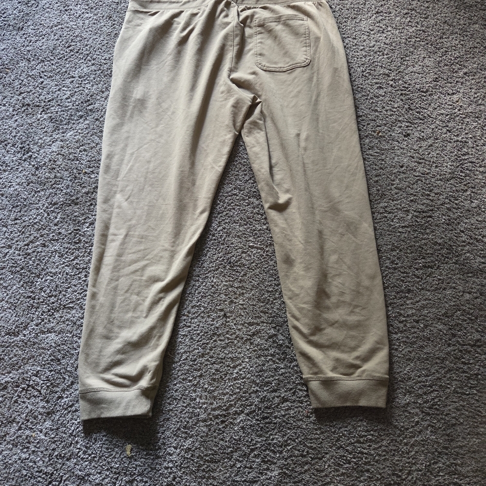 Men's Tan Joggers - Picture 3 of 5